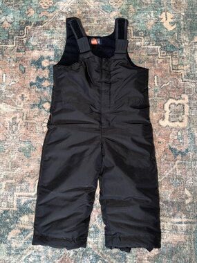 The Children's Place Black Snow Bib Overalls